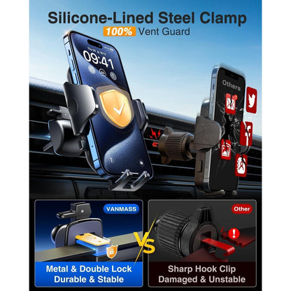 Auto Handyhalterung 4in1 – Stabil & Flexibel für iPhone & Samsung