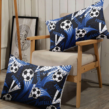 Fußball Bettwäsche-Set 200x200cm mit Kissenbezügen