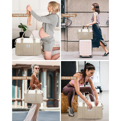 Damen Reisetasche mit Schuhfach Weekender Handgepäck