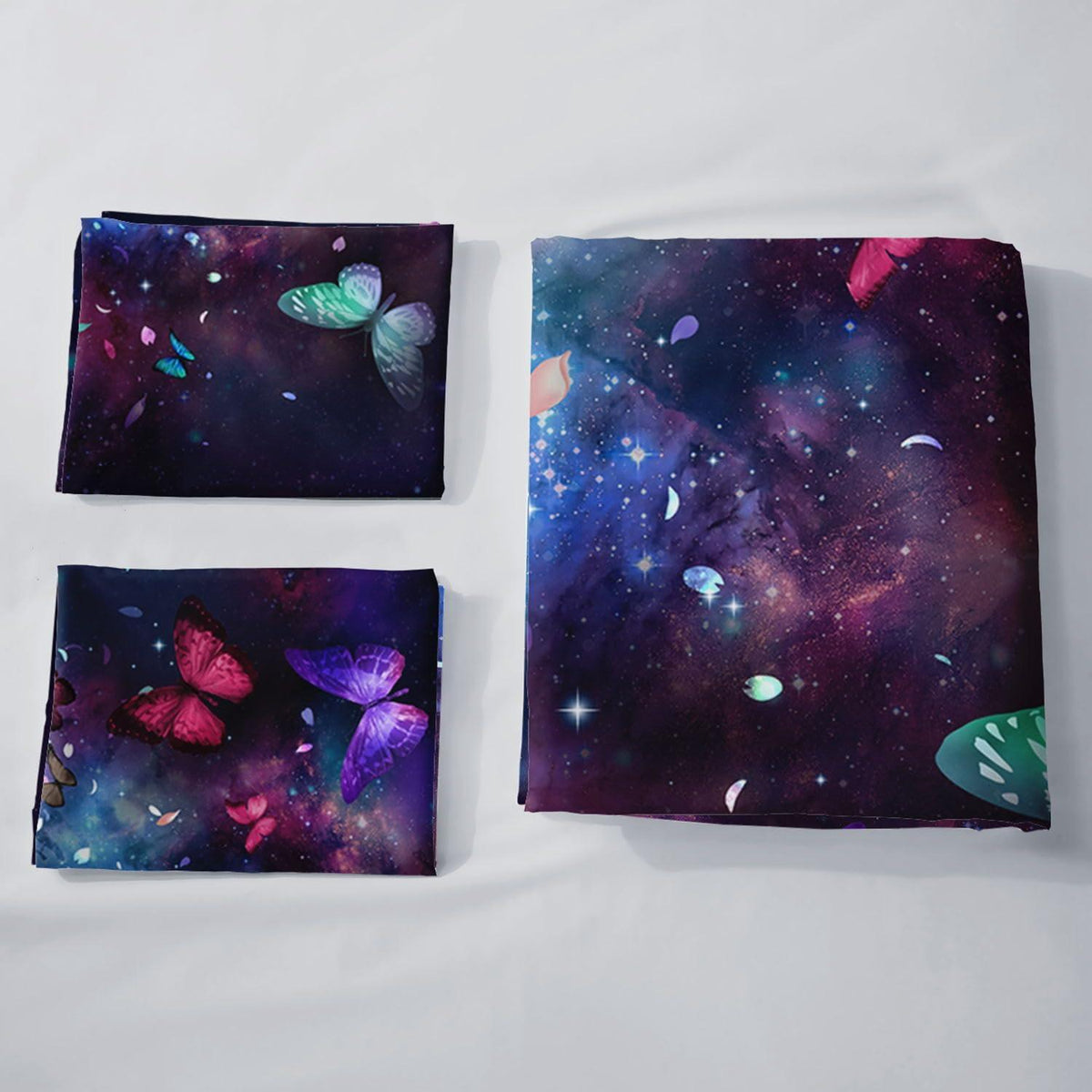 Bettwäsche-Set Milchstraße Schmetterling 200x200cm