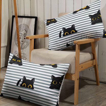 Bettwäsche-Set Gestreifte Katze 200x200 cm