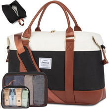 LOVEVOOK Weekender Reisetasche Damen mit Schuhfach 30L