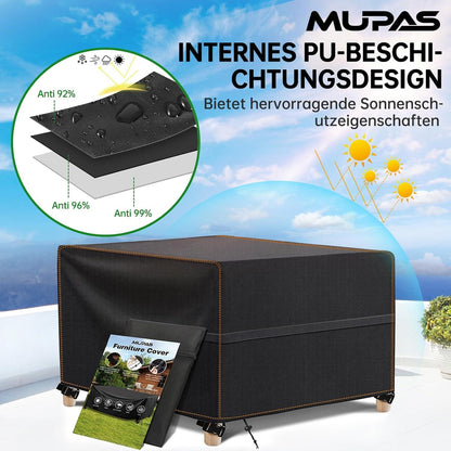 Abdeckung Gartenmöbel 420D Wasserdicht Winddicht 150x130x90cm