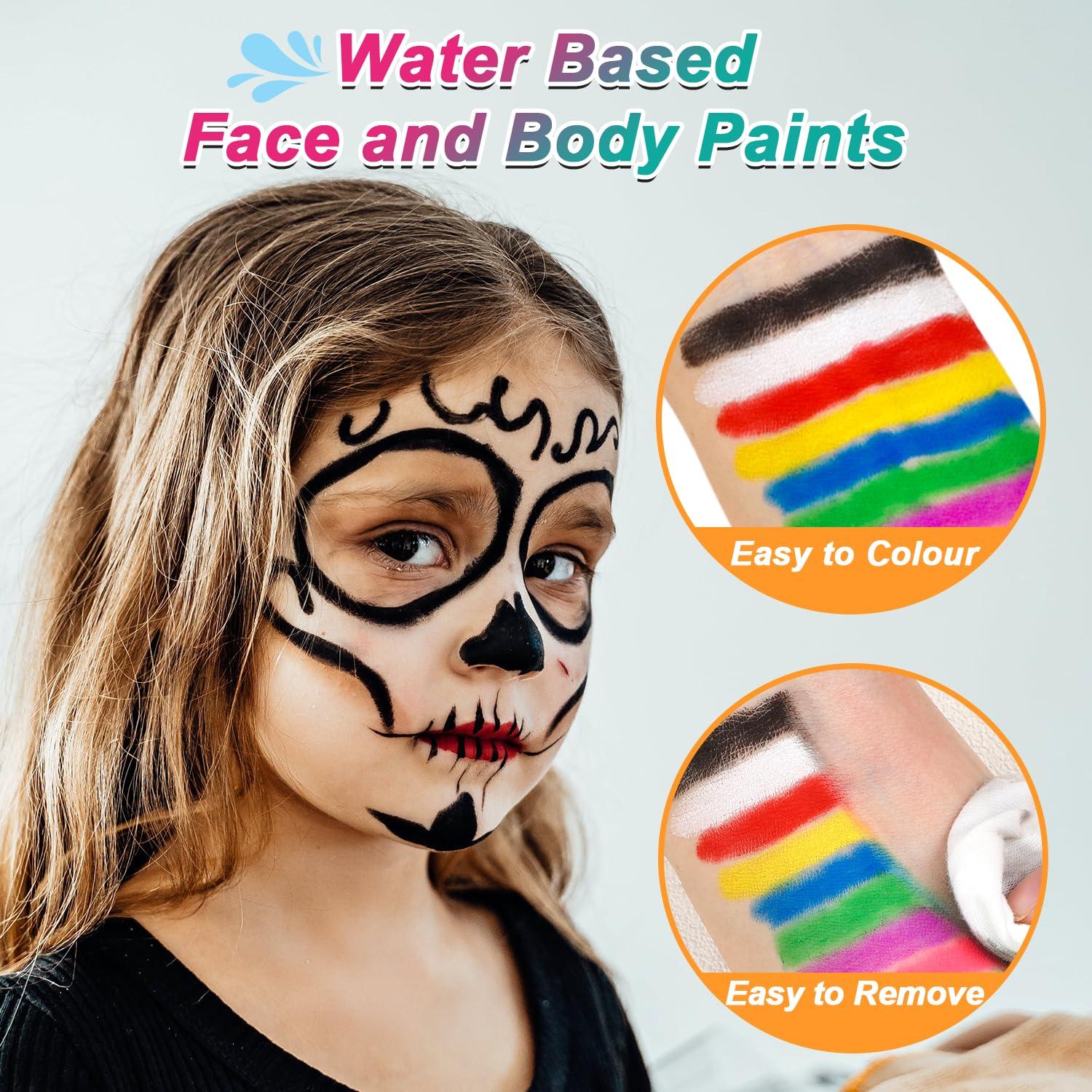 Profi-Schminke 90g Aqua Gesichtsbemalung Bodypainting Fasching