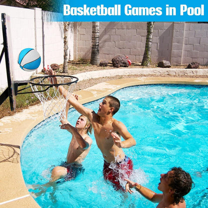 2er Pack Mini Basketball 22cm Luftpumpe Ersatz Kinder Pool Spielzeug