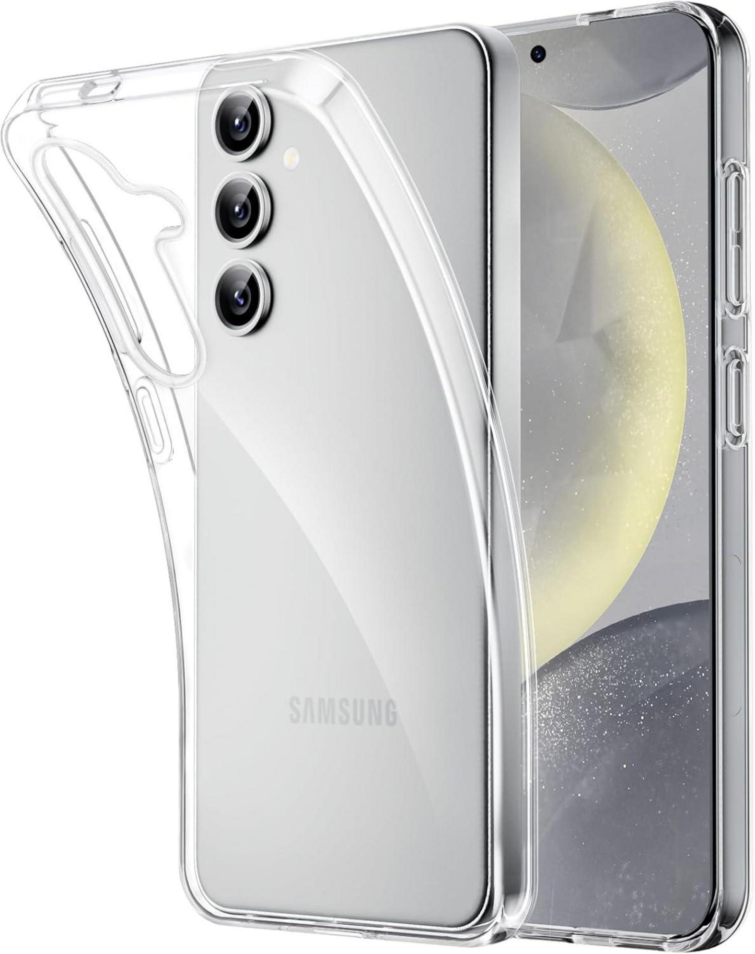 Samsung Galaxy S24 Hülle transparent dünn TPU Case Crystal Clear