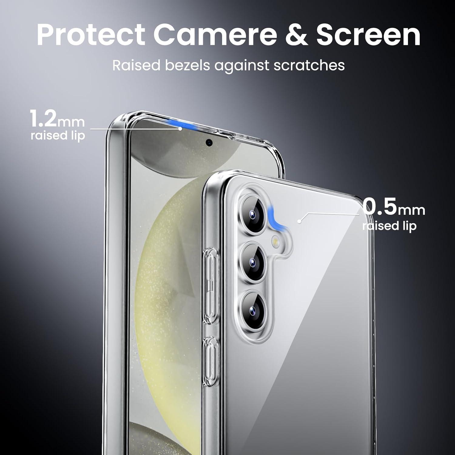 Samsung Galaxy S24 Hülle transparent dünn TPU Case Crystal Clear