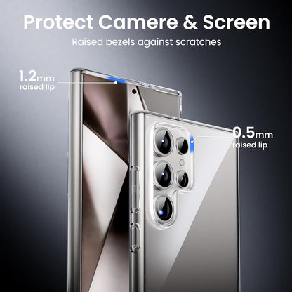 Transparente Slim TPU Hülle für Samsung S24 Ultra - Kristallklar