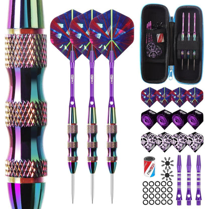 CyeeLife Dartpfeile Set 22g Profi Steeldarts Aluminium