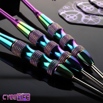 CyeeLife Dartpfeile Set 22g Profi Steeldarts Aluminium