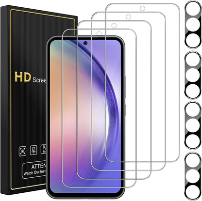 Panzer Schutz Glas Samsung Galaxy A54 4G 5G 8-teilig