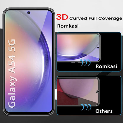 Panzer Schutzglas Samsung Galaxy A54 4G/5G - 4+4 Stück Displayschutz