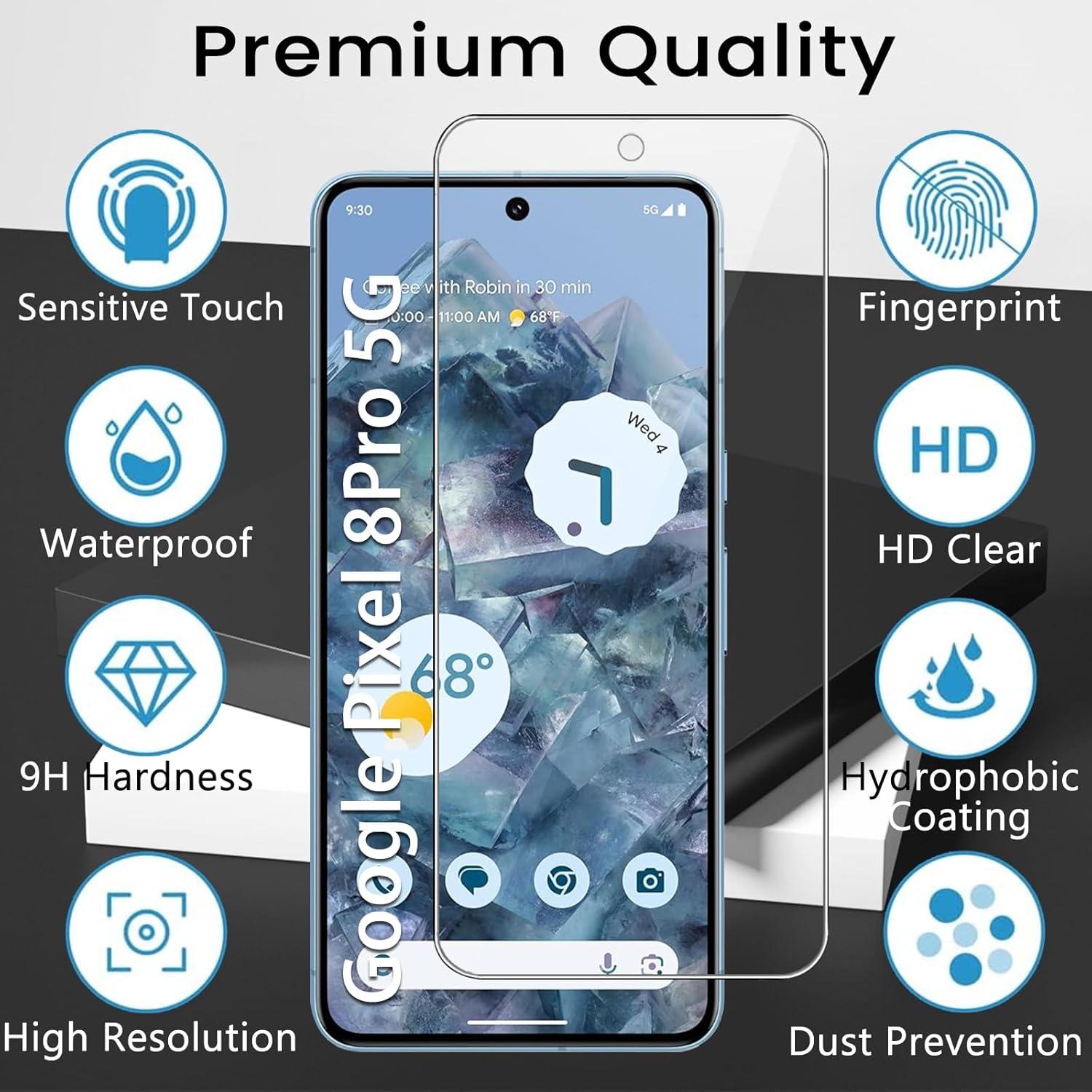 Panzer Schutzglas für Google Pixel 8 Pro - Displayschutz