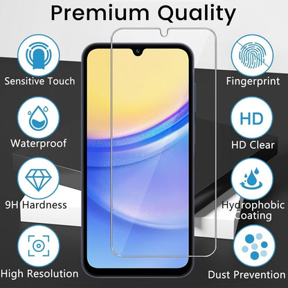 Panzer Schutz Glas Samsung Galaxy A15 4G 5G 4 Stück Schutzfolie