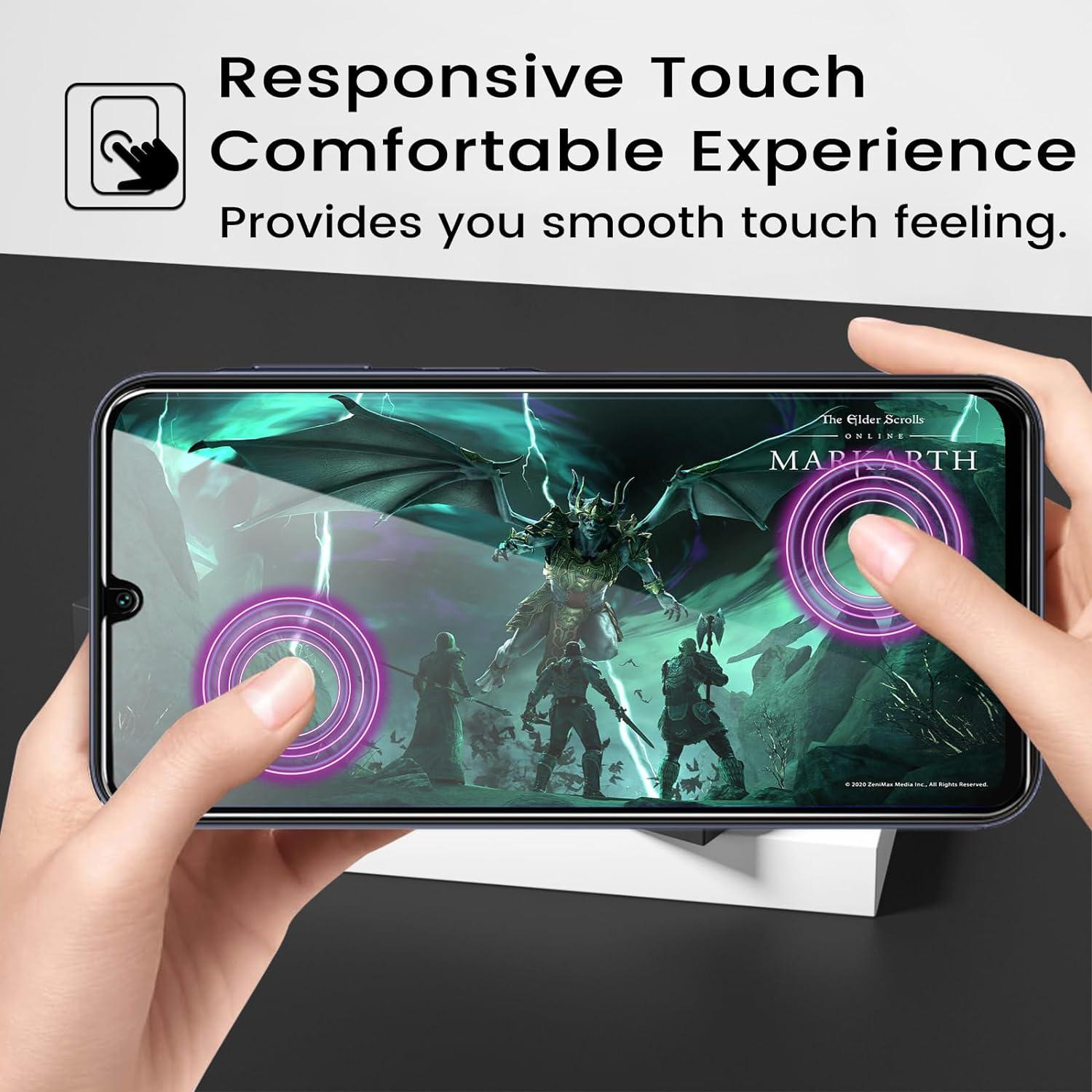 Panzer Schutz Glas Samsung Galaxy A15 4G 5G 4 Stk Folie Kameraschutz