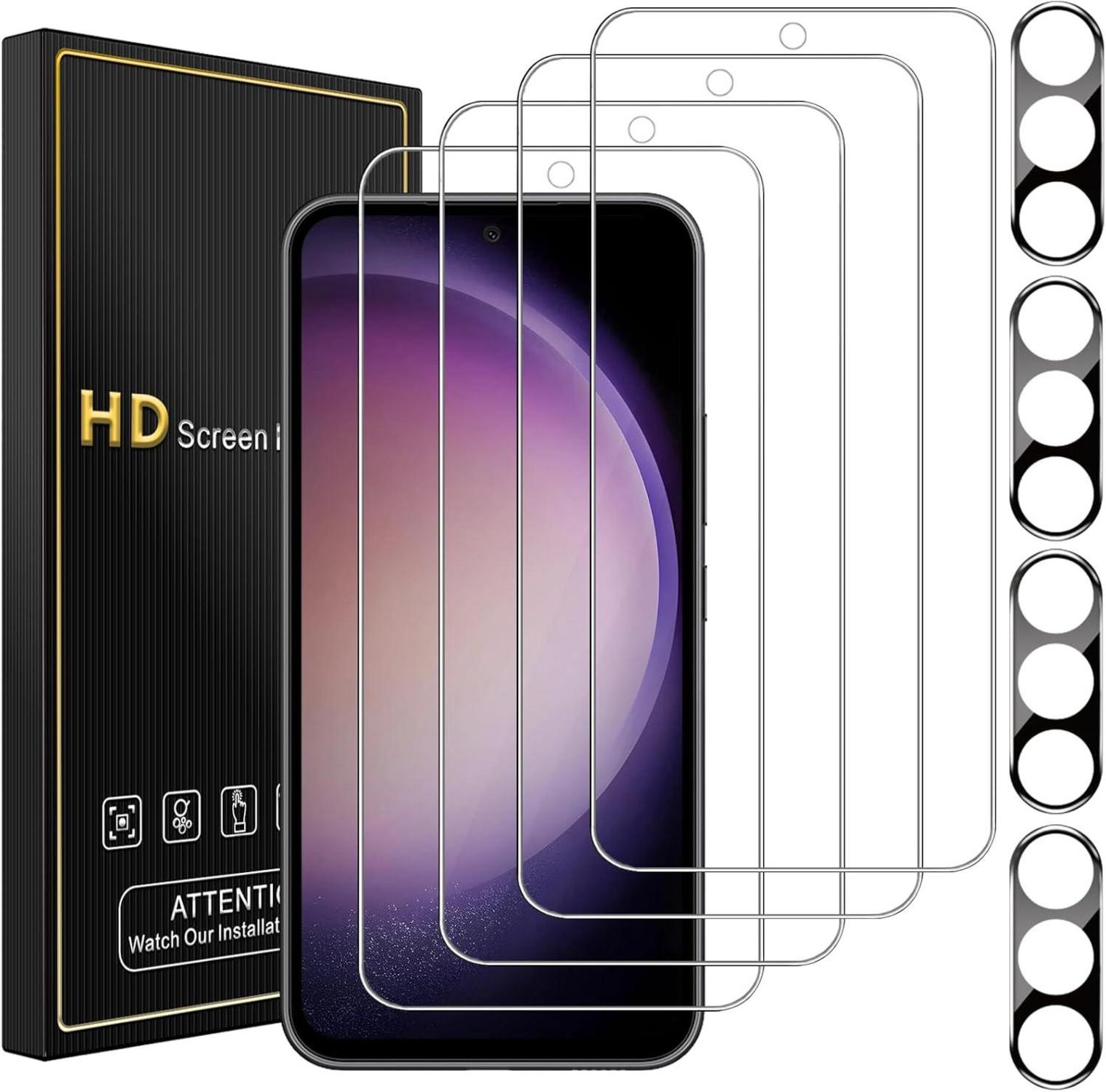 Panzer Schutz Glas Samsung Galaxy S23 FE 4G 5G