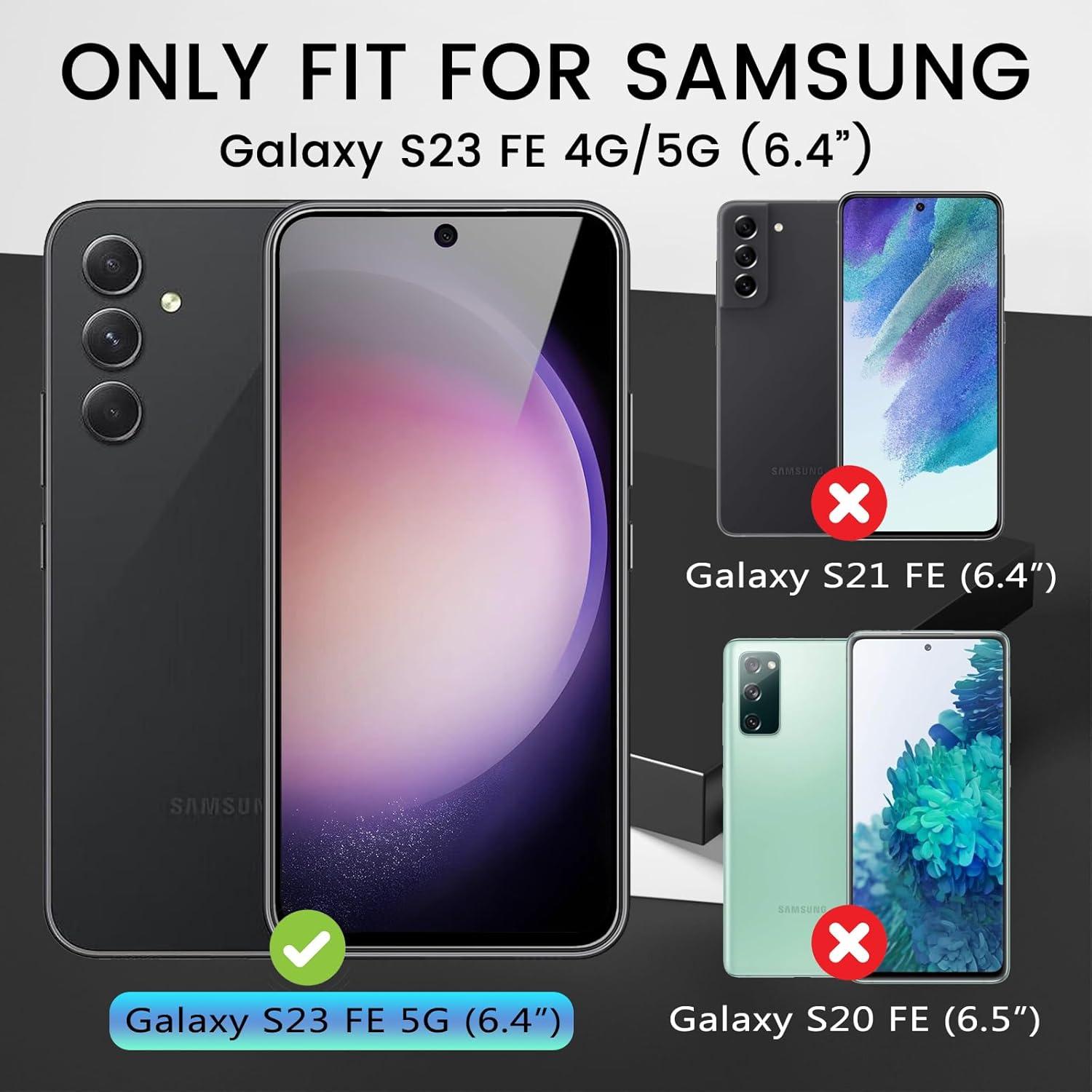 Panzer Schutz Glas Samsung Galaxy S23 FE 4+4 Stück Display