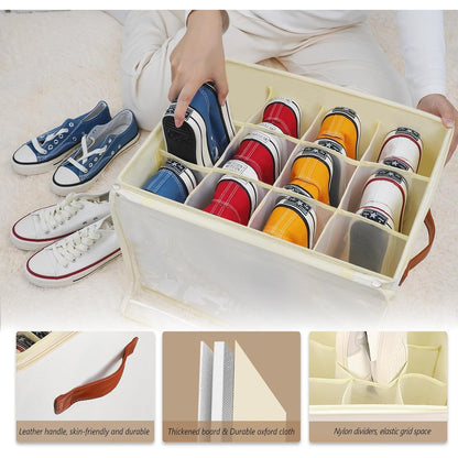 Schuhboxen Stapelbar Schuhregal für Schrank