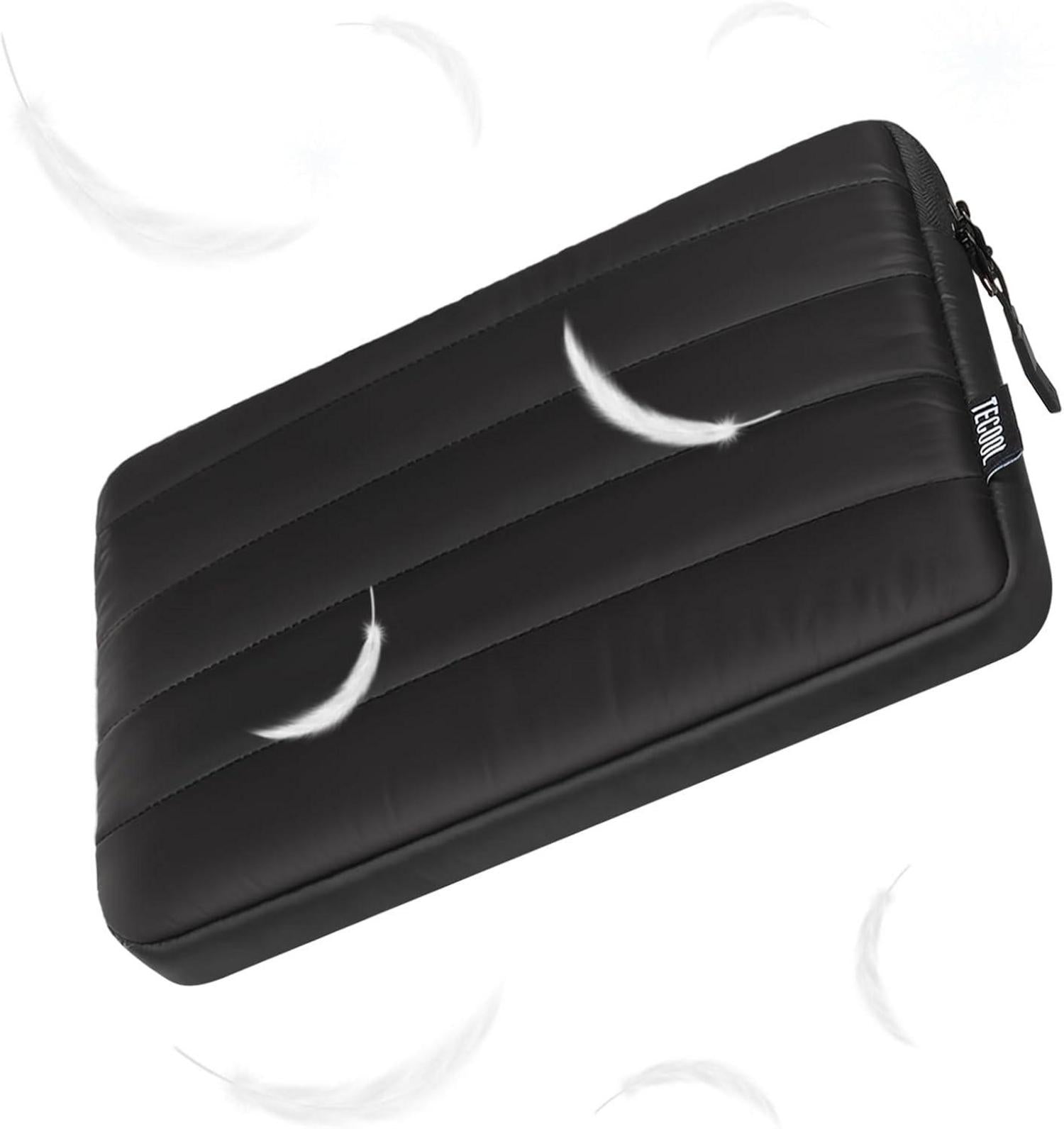 TECOOL Puffy 14 Zoll Laptop Tasche für Lenovo HP Dell Acer Chromebook schwarz