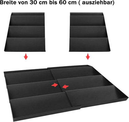 Gewürzregal Schublade Organizer Einstellbare Breite 30-60cm Zeitloses Design