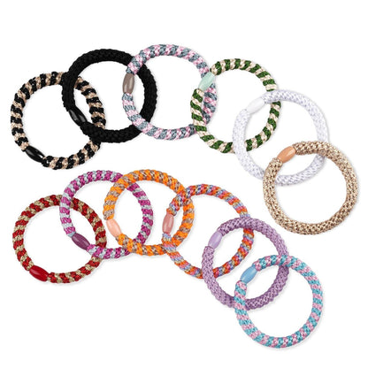12er Pack Haargummi Damen, Elastisch Zopfgummi, Stylisch