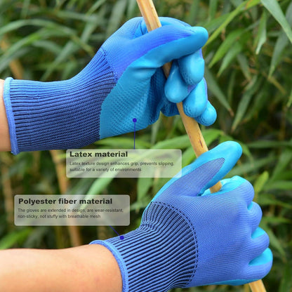 Gartenschere Set 3tlg. mit Gartenhandschuhen, Bypass, für Pflanzen & Trimmen