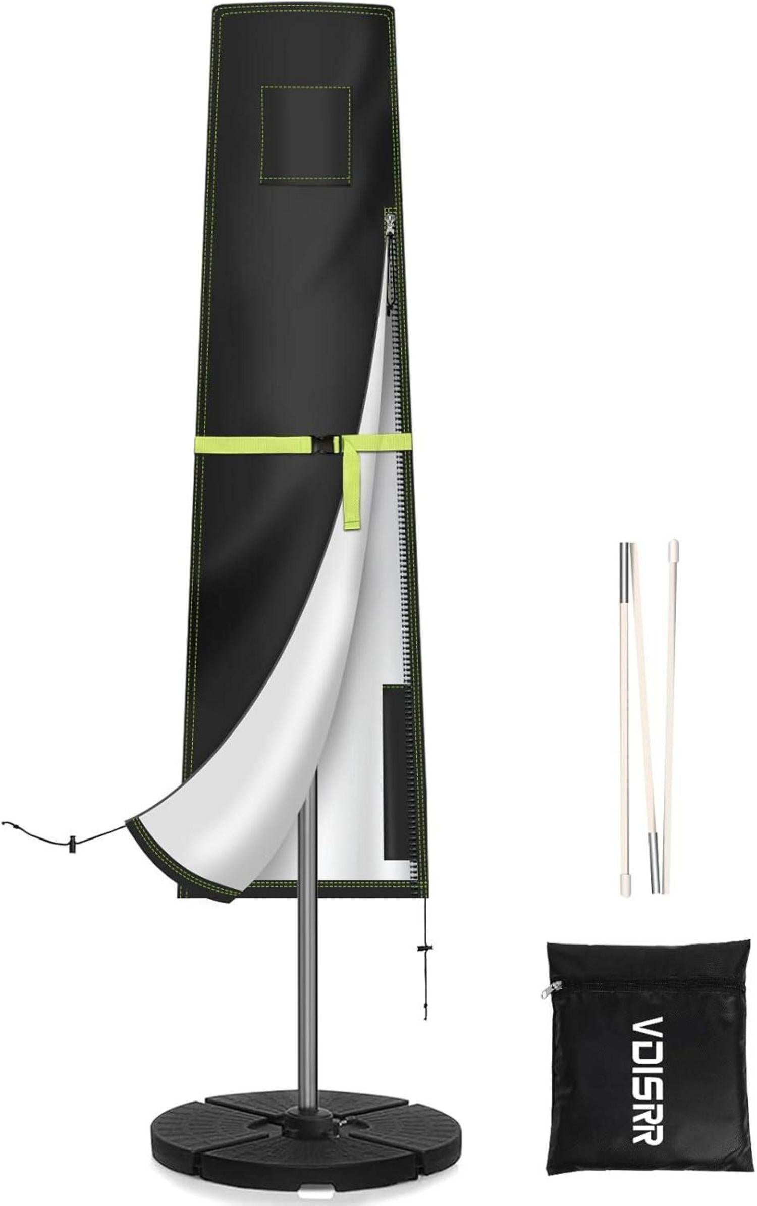 Sonnenschirm Schutzhülle UV-Schutz 50+ 175x32/38cm Winddicht