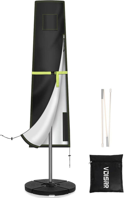 Sonnenschirm Schutzhülle UV-Schutz 50+ 175x32/38cm Winddicht