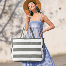 Große Strandtasche Damen Canvas Tote Bag XXL Shopper