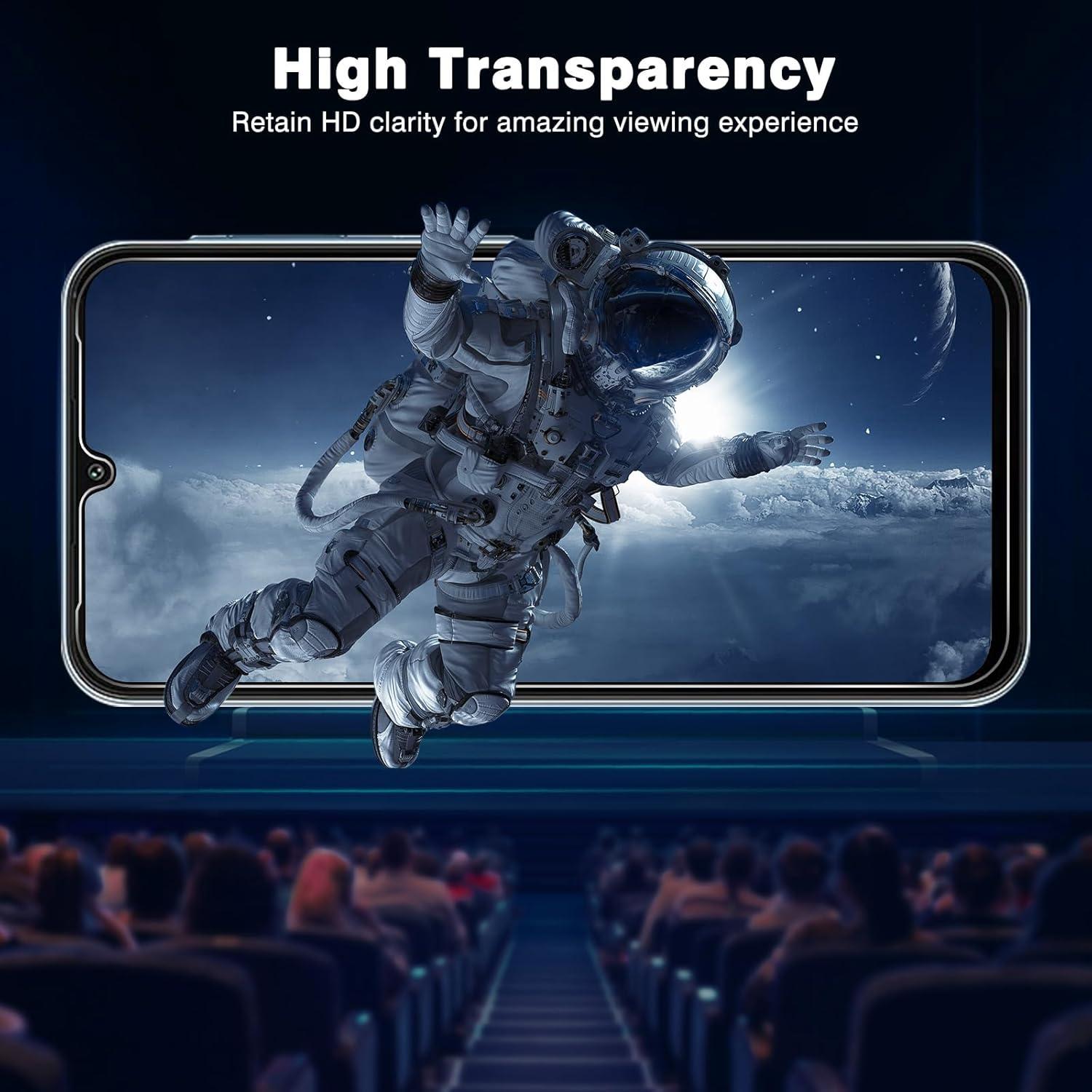 Panzer Schutz Glas Samsung Galaxy A15 5G/4G 3er Pack 9H HD-Klar