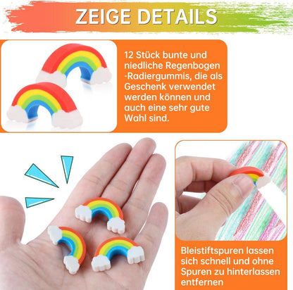 Regenbogen Buntstifte Set 24 Stück Jumbo Kinder Malen Zeichnen Geschenk