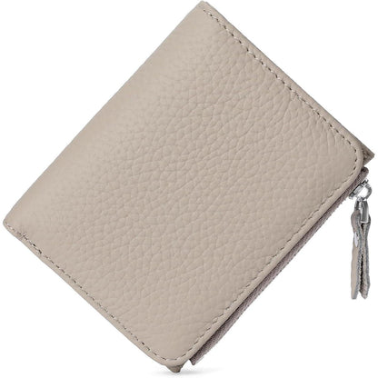 SENDEFN Damen RFID Geldbörse Klein Leder Münztasche Schwarz