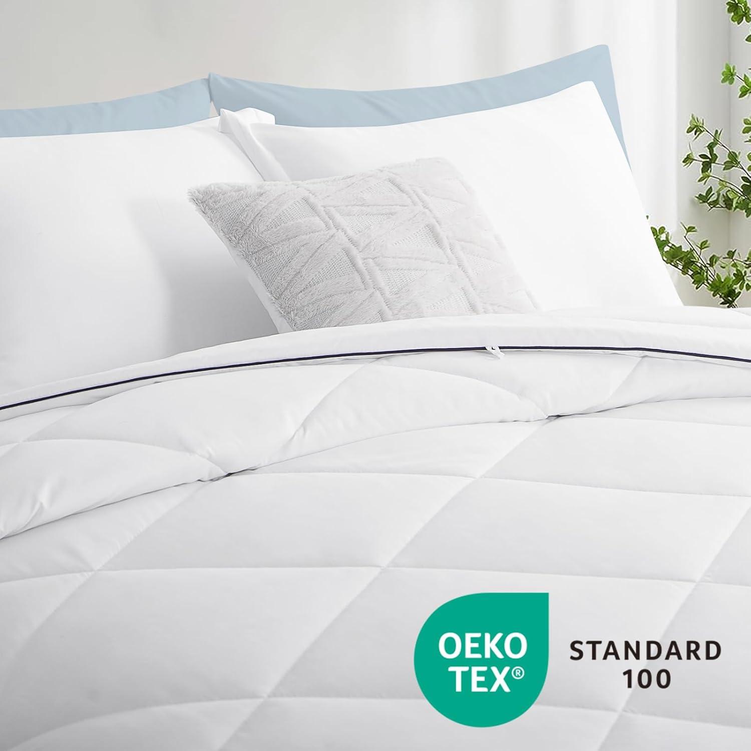 Sommerbettdecke Leicht Dünn Atmungsaktiv 240x220 Steppdecke 150GSM