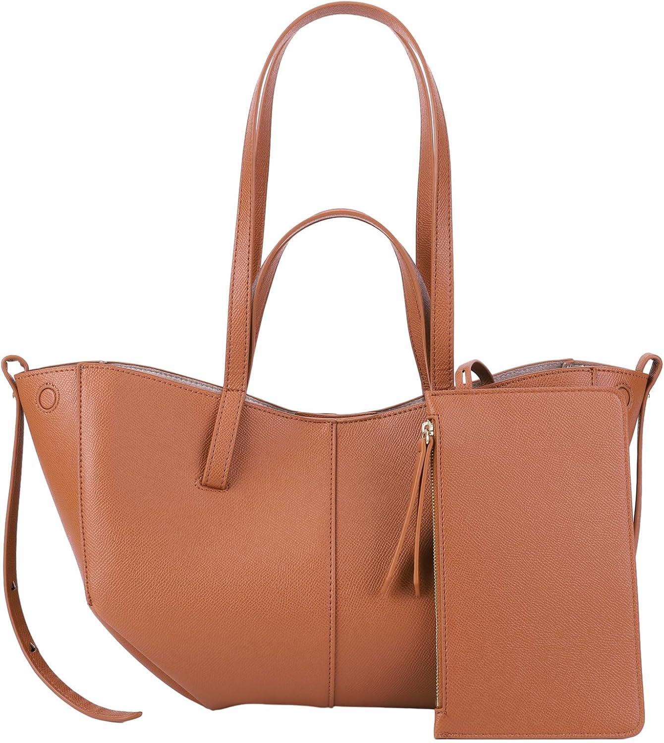 TIAASTAP Kunstleder Tote Bag Groß Schultertasche Handtasche Elegantes Design Hinweis Gearbeitet aus verschleißfestem Kunstleder für Damen