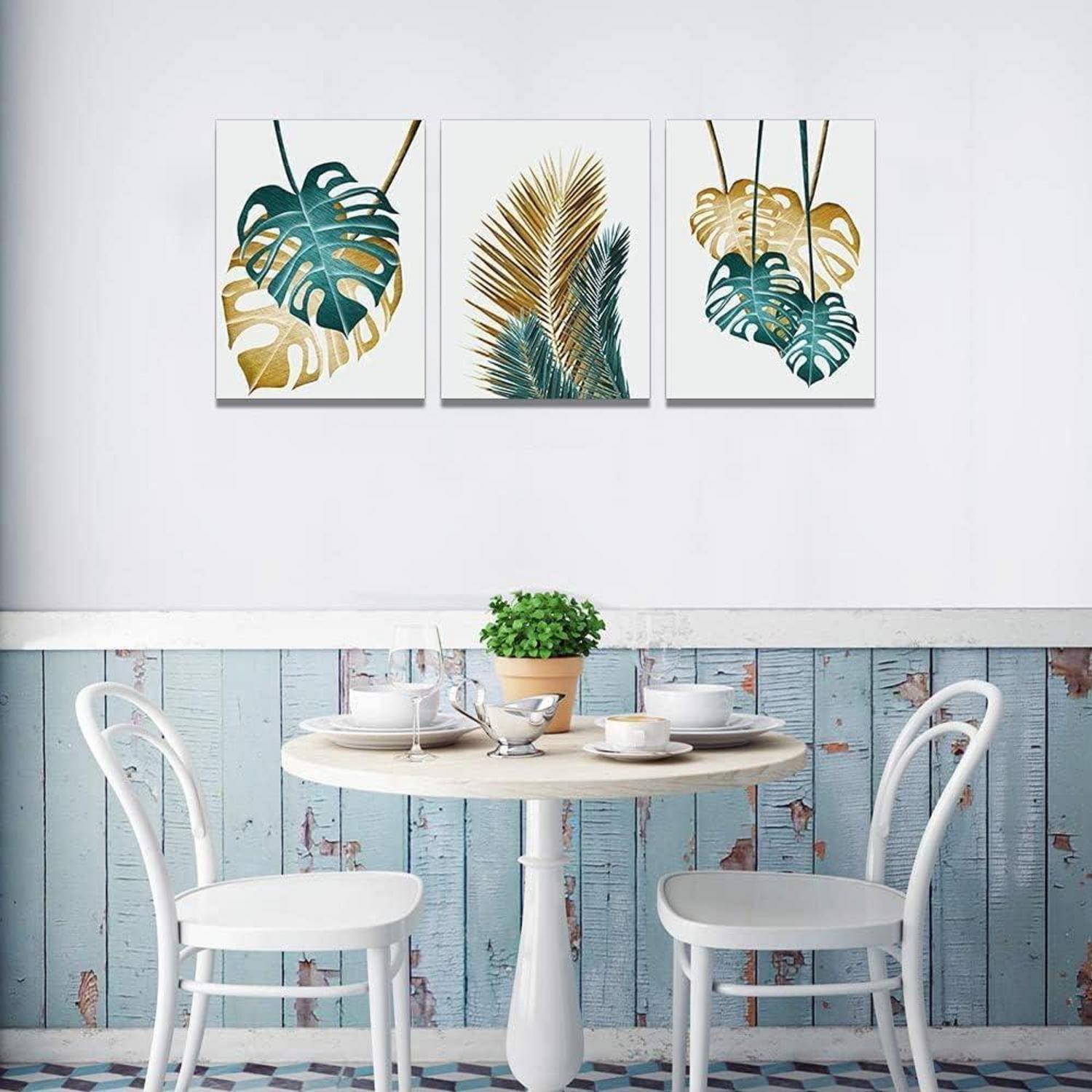 MHARTK66 Pflanzen Bilder Wandbilder Wohnzimmer 50CM*70CM 3er Set