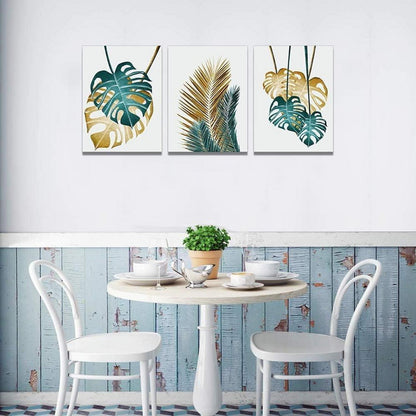 MHARTK66 Pflanzen Bilder Wandbilder Wohnzimmer 50CM*70CM 3er Set