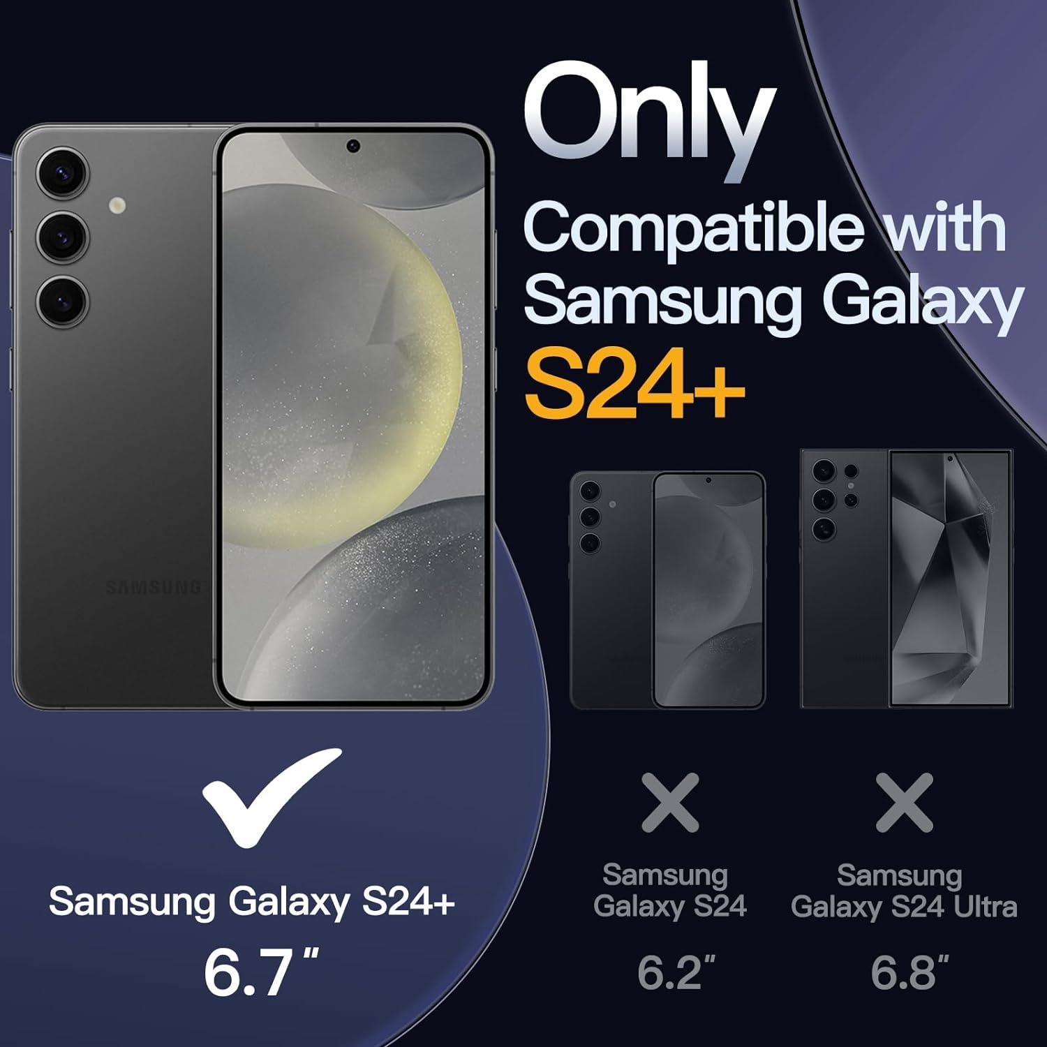Samsung Galaxy S24+ 5G Hülle mit Gehärtetem Glas und