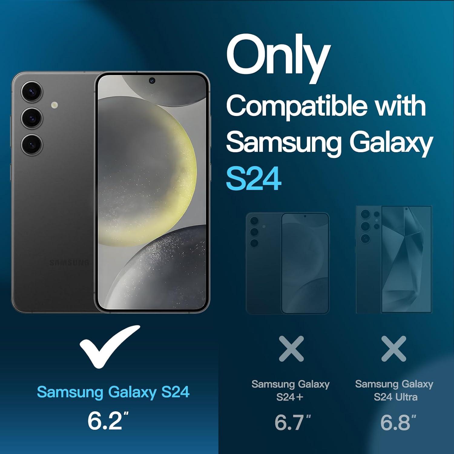 Samsung Galaxy S24 5G Matt Hülle mit Schutzfolie