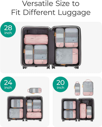 Packwürfel Set mit Wäschesack und Kompressionssystem