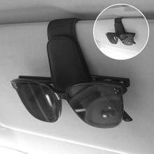 Anwlki Auto Sonnenbrillenhalter Schwarz 2er Pack in Lederoptik
