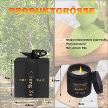 Duftkerze im Glas Sandelholz Aromatherapie Partner Geschenk