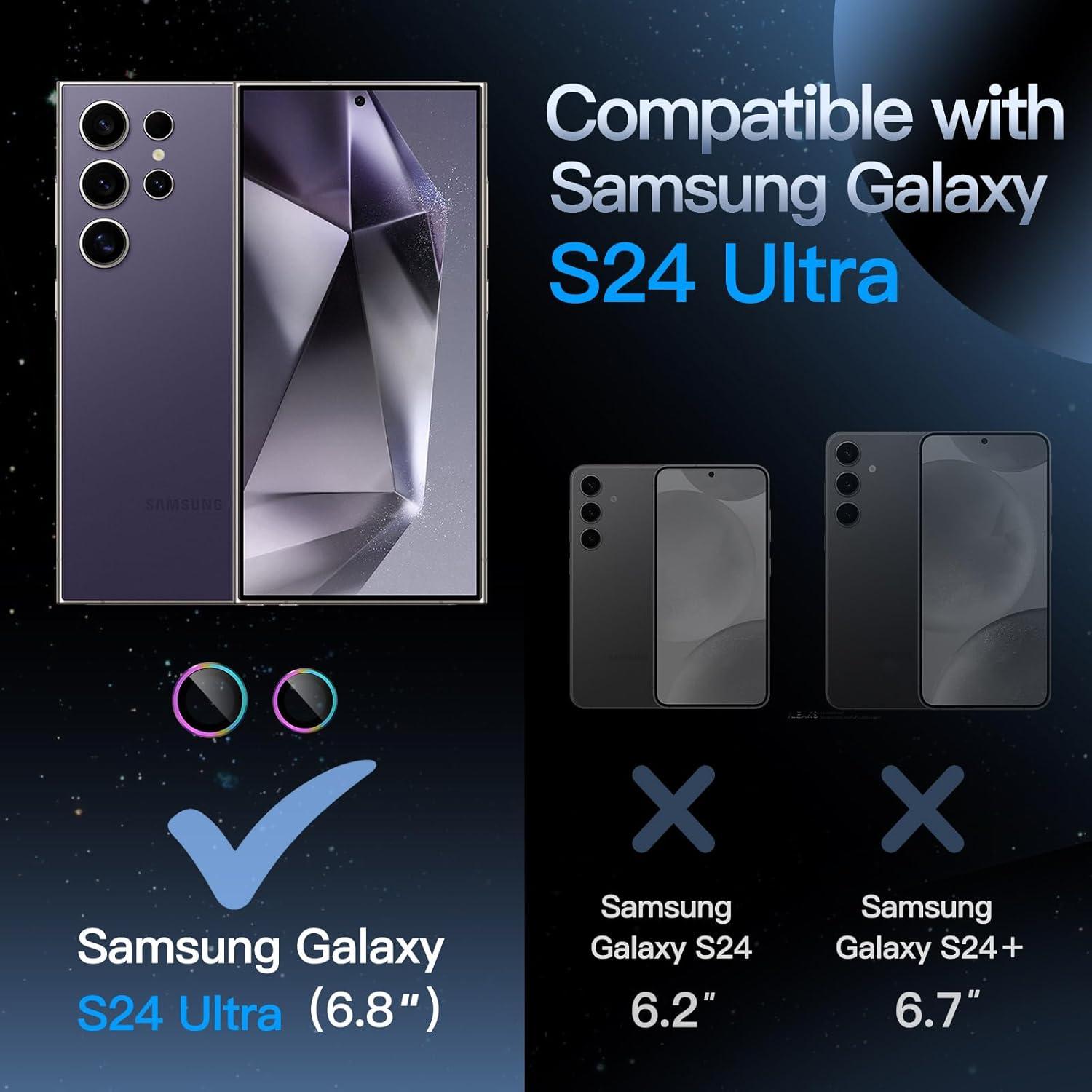 Kameraschutz Samsung Galaxy S24 Ultra 9H Glas Abdeckung HD