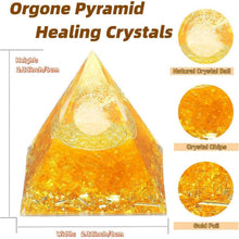 Citrin Pyramide Heilkristall 2,4 Zoll für Meditation & Wohlbefinden