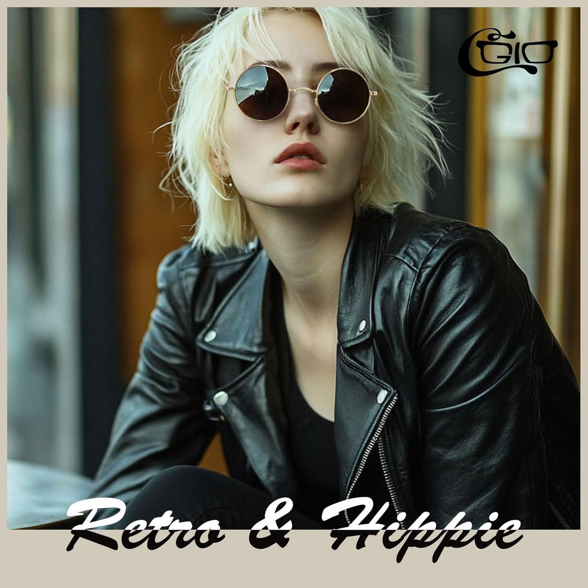 CGID Retro Runde Sonnenbrille Polarisiert Metallrahmen UV400