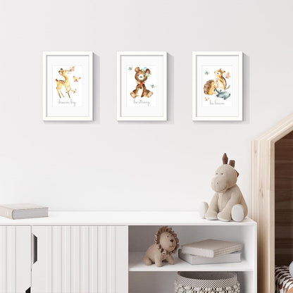 3er Pack Bilderrahmen A4 Weiß für Fotos Bilder Poster 21x29.7cm