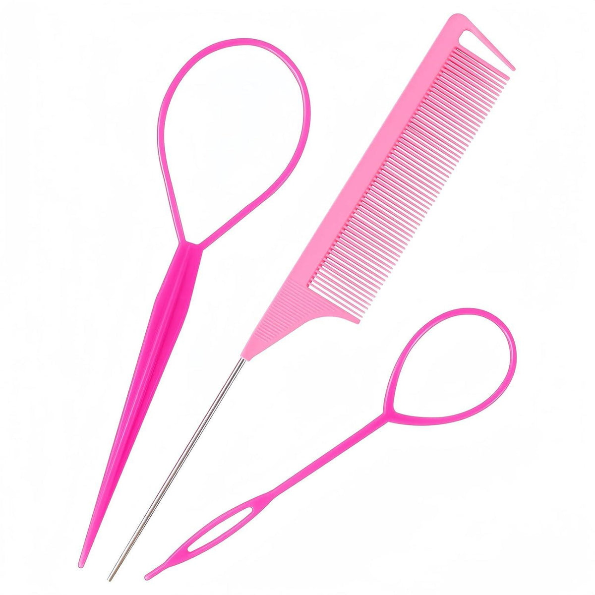 3er Set Frisurenhilfe Haar Twister Haarflechtwerkzeug DIY Frisuren