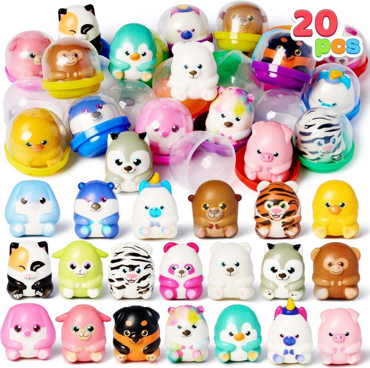 20er Pack Squishy Spielzeug Anti Stress Kawaii Party Favors