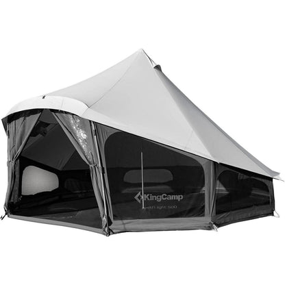 Glampingzelt für 6-12 Personen, Baumwolle, wasserdicht, mit Ofenöffnung