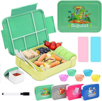 Brotdose mit Fächern 1330ML 12-teilig Lunchbox Bento Box auslaufsicher
