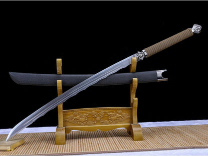 Handgeschmiedetes Katana Schwert 110cm scharf Manganstahl
